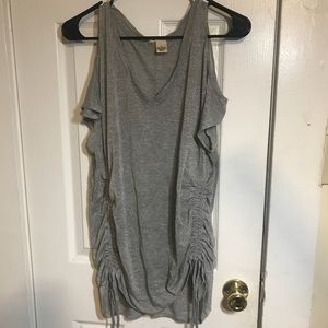 DKNY cold shoulder top size medium